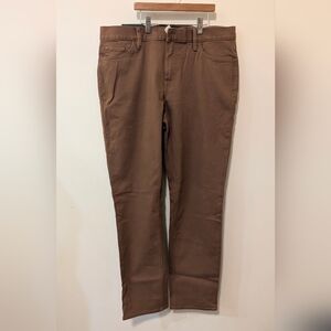 Banana Republic Traveler Pants, Brown 33x32
